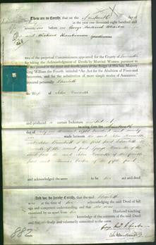 Deed by Married Women - Charlotte Howarth-Original Ancestry