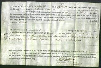 Deed by Married Women - Sarah Ann Watson-Original Ancestry