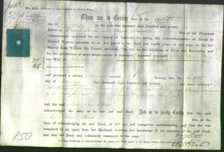 Deed by Married Women - Ann Jane Stamp Anderson-Original Ancestry