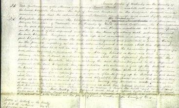 Court of Common Pleas - Elizabeth Sampson-Original Ancestry