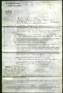 Court of Common Pleas - Charlotte Bawden-Original Ancestry
