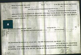 Deed by Married Women - Mary Taylor-Original Ancestry