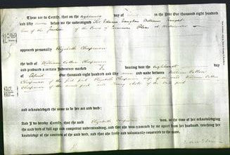 Deed by Married Women - Elizabeth Chapman-Original Ancestry