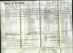 Deed by Married Women - Sarah Barker-Original Ancestry
