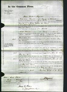 Court of Common Pleas - Mary England and Frances Gillingham-Original Ancestry