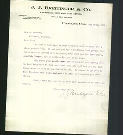 Letterhead - J.J. Breitinger & Co.
