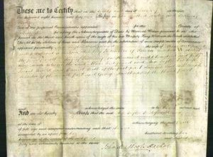 Deed by Married Women - Ann Taylor Wedgewood-Original Ancestry