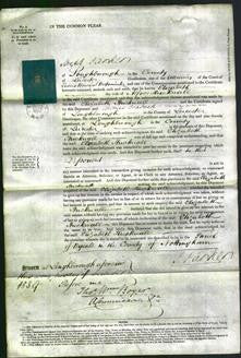Court of Common Pleas - Elizabeth Hucknall-Original Ancestry