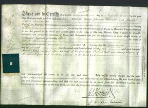Deed by Married Women - Ann Adamson-Original Ancestry