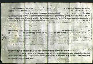 Deed by Married Women - Charlotte Elizabeth Evans-Original Ancestry