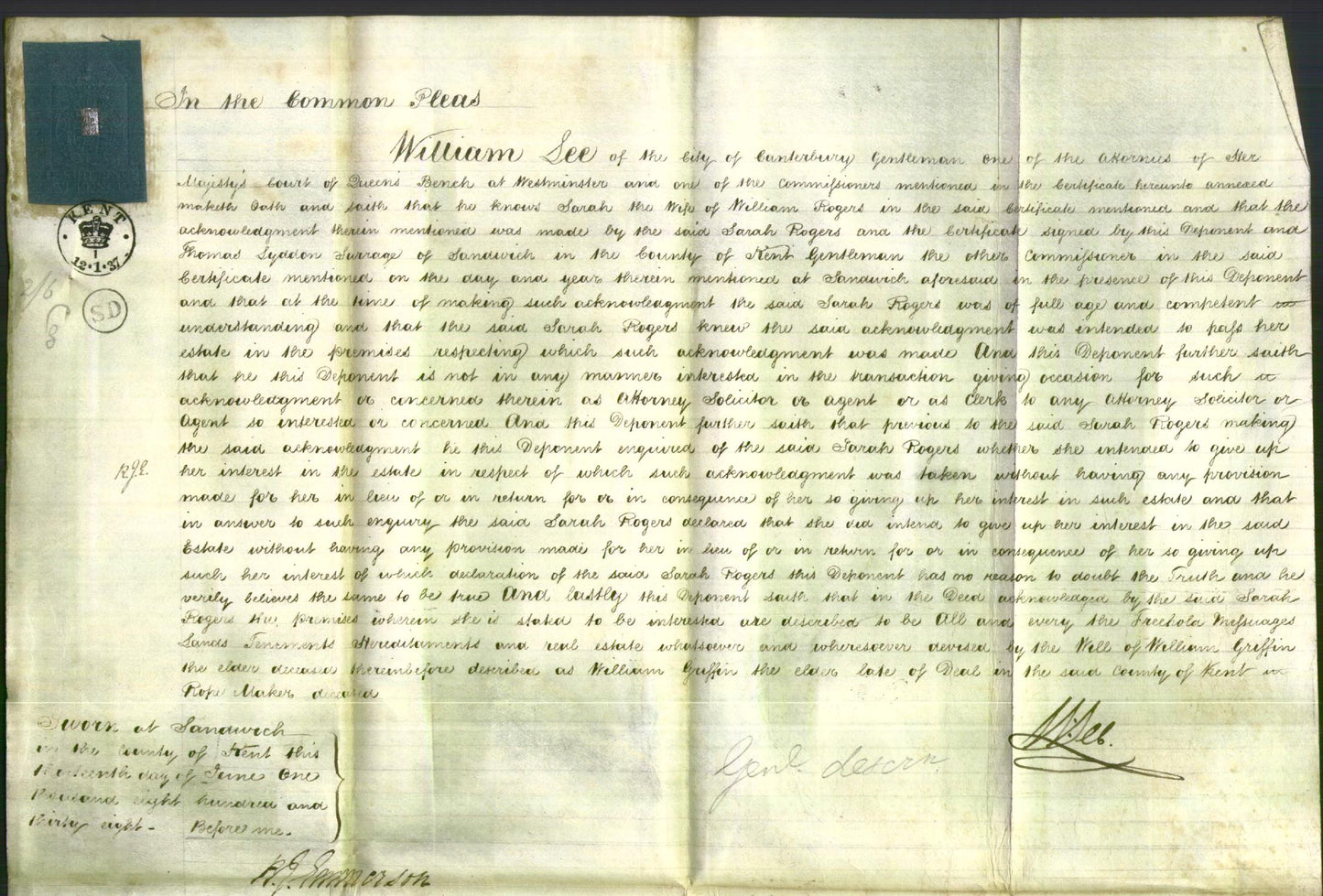 Court of Common Pleas - Sarah Rogers