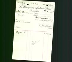 Bank Letterhead - Manufacturers National Bank