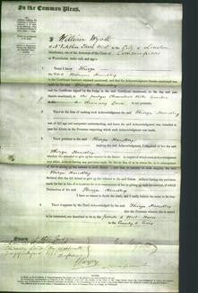 Court of Common Pleas - Thirza Handley