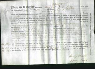 Deed by Married Women - Elizabeth Skuse, Jane Hillier, Louisa Grant and Sarah Turner-Original Ancestry