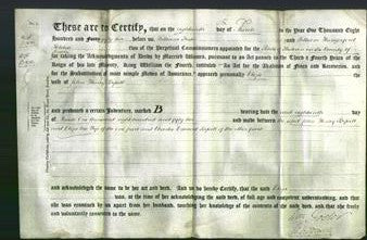 Deed by Married Women - Eliza Bissell-Original Ancestry