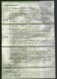 Court of Common Pleas - Frances Ann Morris-Original Ancestry