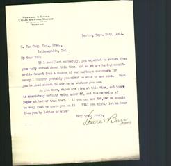 Letterhead - Steere & Burr, Commercial Paper