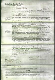 Court of Common Pleas - Sarah Ann Dickers-Original Ancestry