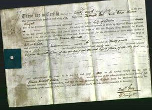 Deed by Married Women - Eleanor Harriott Gibson-Original Ancestry