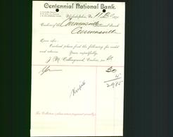 Bank Letterhead - Centennial National Bank