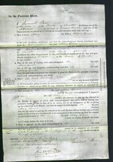 Court of Common Pleas - Mary Groves-Original Ancestry