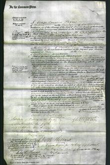 Court of Common Pleas - Sarah Jane Taylor, Mary Amelia Oakshott, Charlotte Augusta Page-Original Ancestry