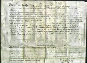 Deed by Married Women - Anne Whinfield Walker-Original Ancestry