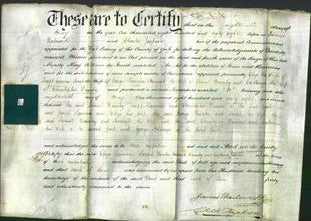 Deed by Married Women - Eliza Lawrence, Sarah Thornton, Hannah Bramley and Catherine Dawson-Original Ancestry