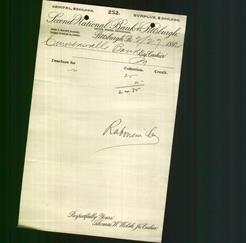 Bank Letterhead - Second National Bank of Pittsburgh