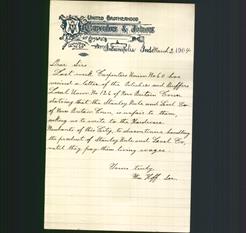 Letterhead - United Brotherhood Carpenters & Joiners