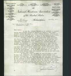 Letterhead - The National Hardware Association of the United States