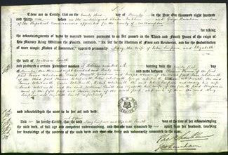 Deed by Married Women - Mary Simpson and Elizabeth Smith-Original Ancestry