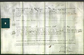 Deed by Married Women - Charlotte Augusta Freeling-Original Ancestry