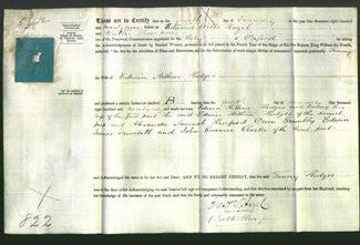 Deed by Married Women - Fanny Hedges-Original Ancestry