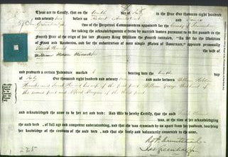 Deed by Married Women - Sarah Harriet Horrocks-Original Ancestry