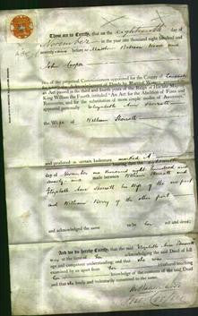 Deed by Married Women - Elizabeth Ann Sherratt-Original Ancestry