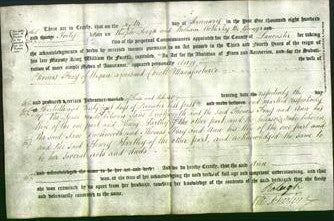 Deed by Married Women - Ann Fray-Original Ancestry