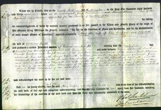 Deed by Married Women - Mary Simpson and Elizabeth Smith-Original Ancestry
