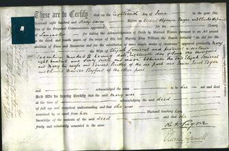 Deed by Married Women - Mary Seniscal-Original Ancestry