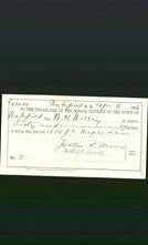 Wakefield, Massachusetts Payment Voucher - W H Willey