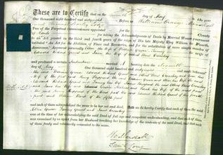 Deed by Married Women - Ellen Grover, Fanny Grant and Jane Crosskey-Original Ancestry