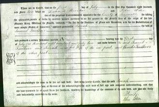 Deed by Married Women - Sarah Faulkner-Original Ancestry