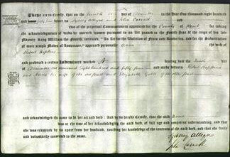 Deed by Married Women - Anna Hopkins-Original Ancestry