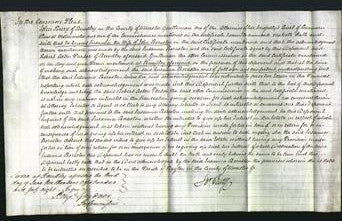 Court of Common Pleas - Susanna Boraston-Original Ancestry