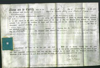 Deed by Married Women - Mary Jopson-Original Ancestry