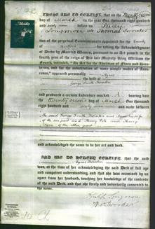 Deed by Married Women - Agnes Thornton-Original Ancestry