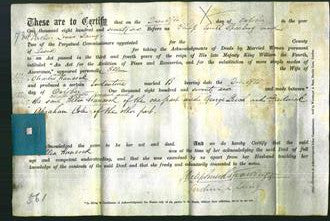 Deed by Married Women - Ellen Hancock-Original Ancestry