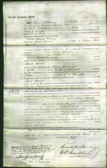 Court of Common Pleas - Sarah Harriet Horrocks-Original Ancestry