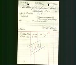 Bank Letterhead - Manufacturers National Bank