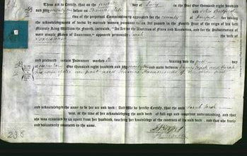 Deed by Married Women - Sarah Nash-Original Ancestry